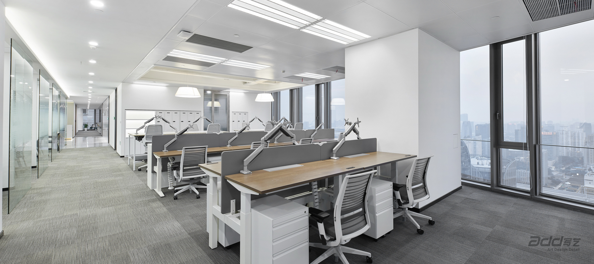 雅?；まk公室裝修-辦公區(qū)-pc