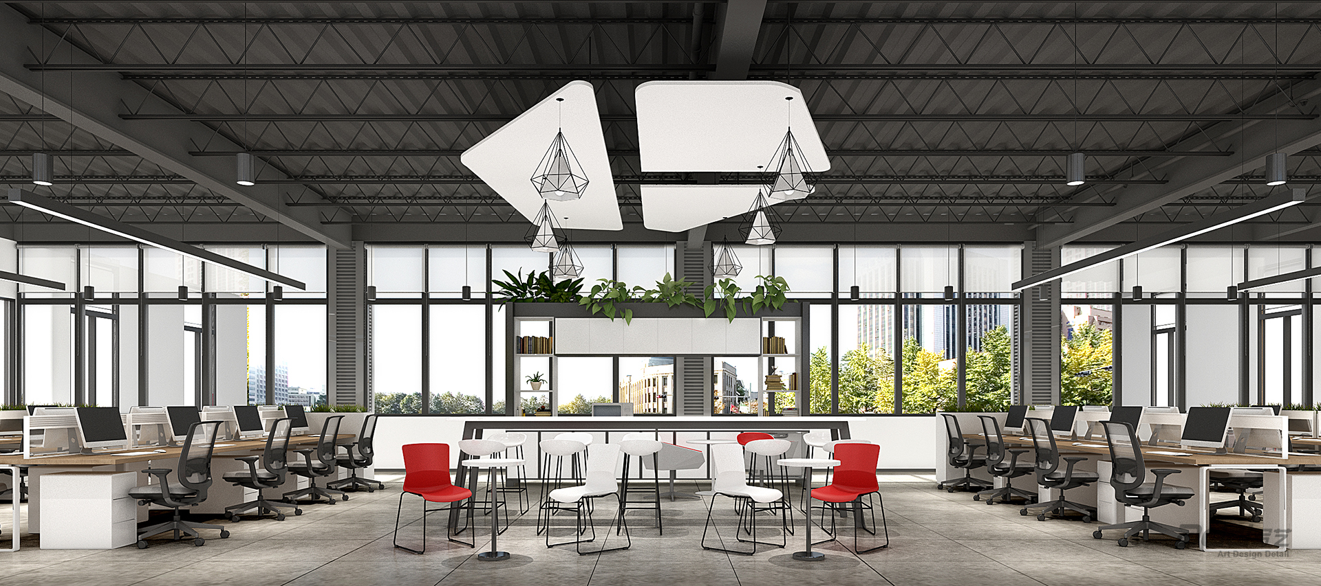 歐本鋼構(gòu)辦公室設計 交流座談區(qū)-pc