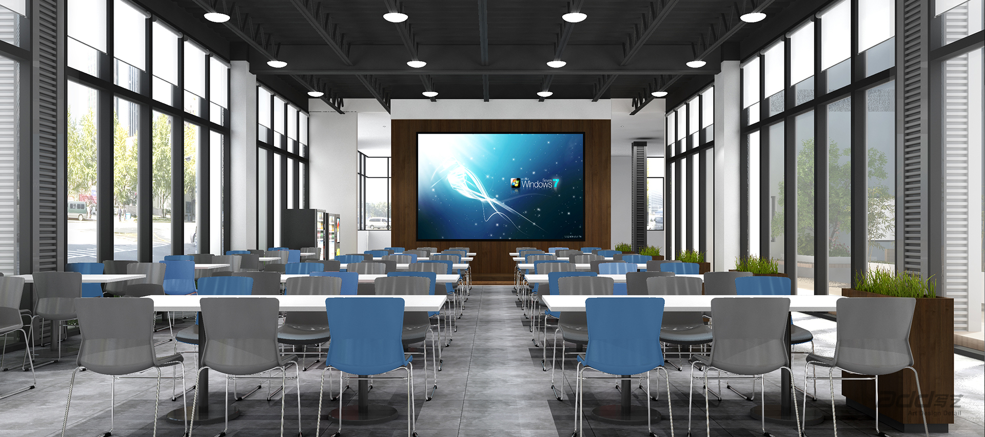 歐本鋼構(gòu)辦公室設計 培訓室-pc