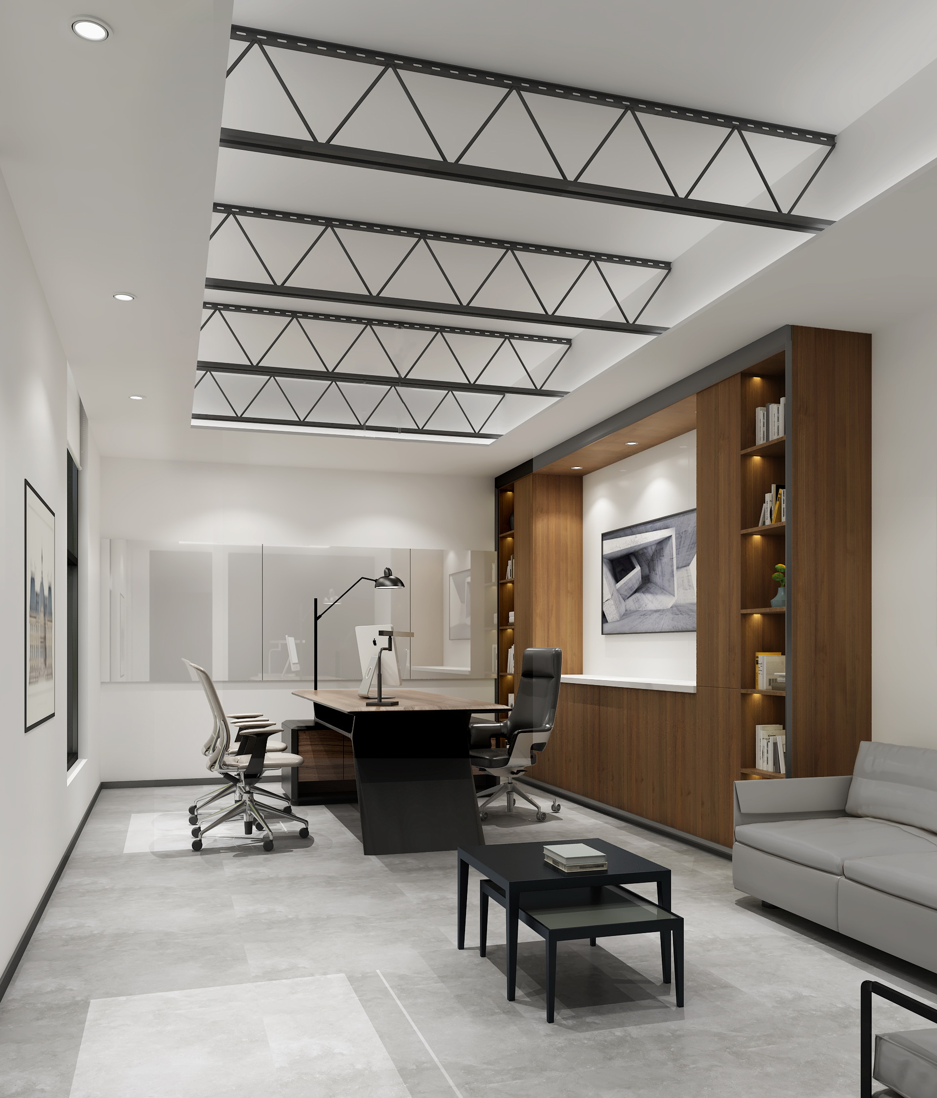 歐本鋼構(gòu)辦公室設計 經(jīng)理辦公室-pc