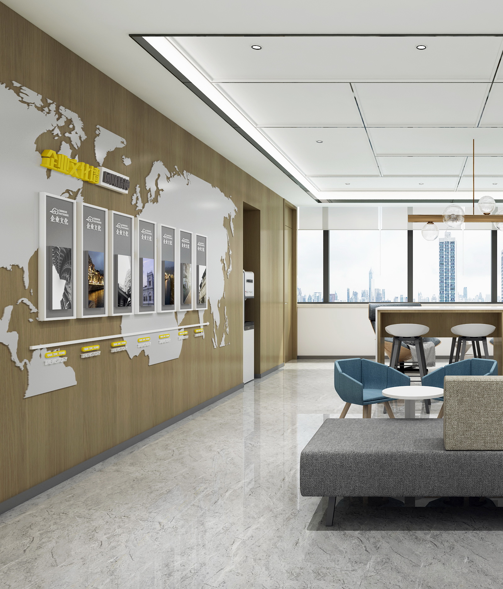 歐本鋼構(gòu)辦公室設計 茶水區(qū)-pc