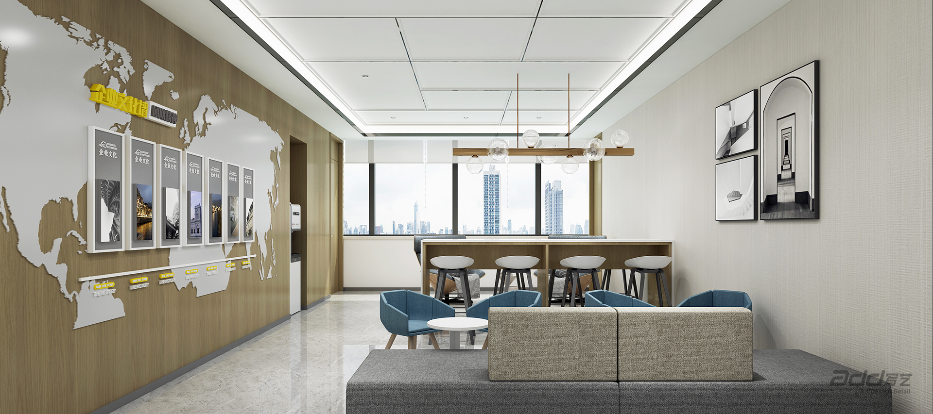 歐本鋼構(gòu)辦公室設計 茶水區(qū)-pc