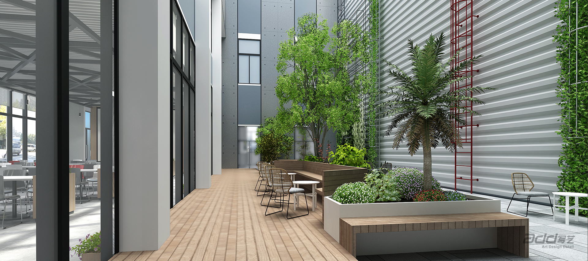 歐本鋼構(gòu)辦公室設計 室外-pc